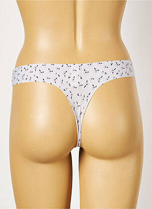 Tanga microfibre gri HANA femeie