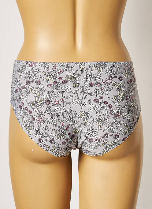 Chilot țesătură satinată gri ROSA JUNIO femme