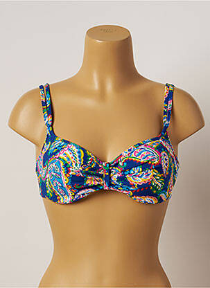 Sutien de costum de baie top bentiță top bentiță albastru BELCOR femeie