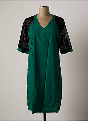 Rochie midi mâneci scurte mâneci scurte verde WOLFORD femeie