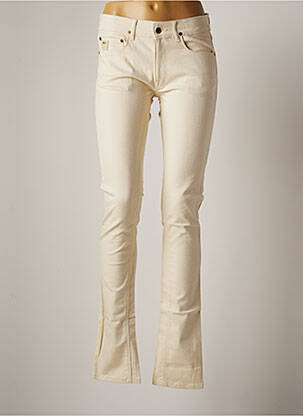 Blugi cu croială dreaptă bej APRIL 77 femeie