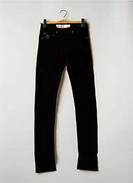 Pantalon slim talie înaltă talie înaltă negru APRIL 77 femeie