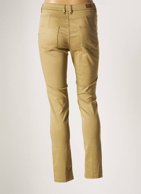 Pantalon slim bej MAYJUNE femeie