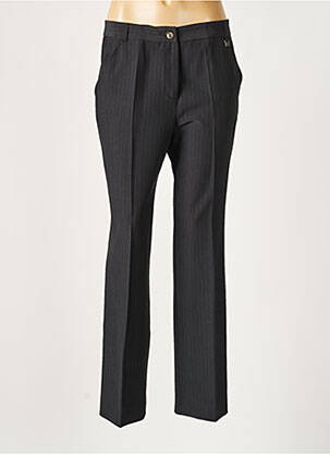 Pantalon drept elasticitate mărime normală negru LAUREN VIDAL femeie