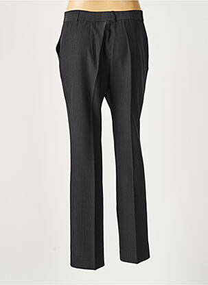Pantalon drept elasticitate mărime normală negru LAUREN VIDAL femeie