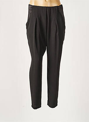 Pantalon drept negru LAUREN VIDAL femeie