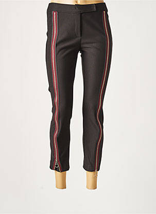 Pantalon 7/8 elasticitate mărime normală negru LAUREN VIDAL femeie