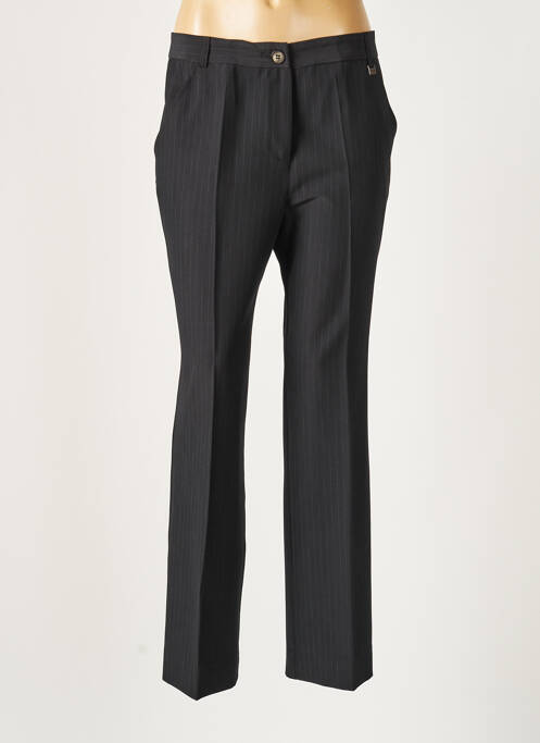 Pantalon drept negru LAUREN VIDAL femeie