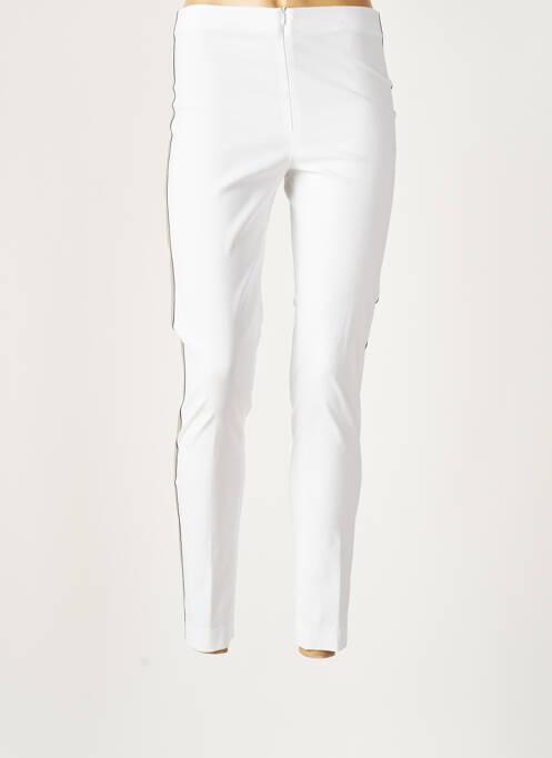 Pantalon slim alb LAUREN VIDAL femeie