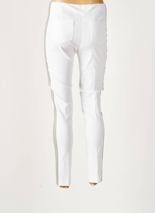 Pantalon slim alb LAUREN VIDAL femeie