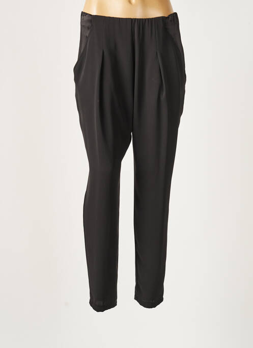 Pantalon drept negru LAUREN VIDAL femeie