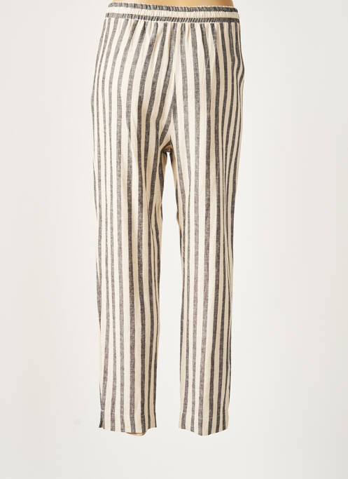 Pantalon drept bej LAUREN VIDAL femeie