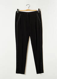 Pantalon drept buzunare negru LAUREN VIDAL femeie