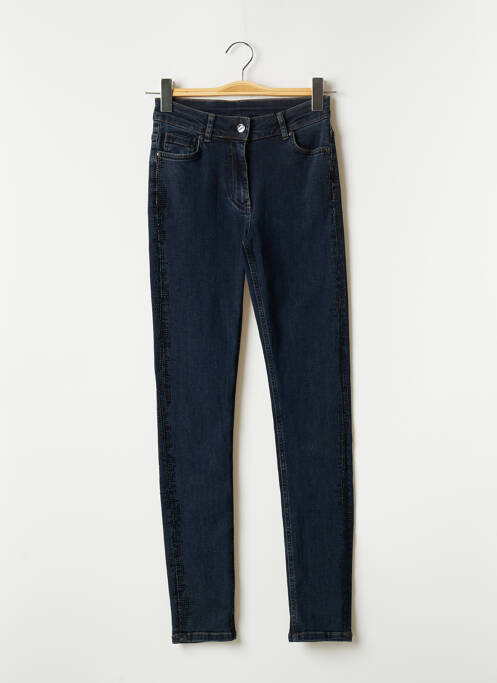 Blugi cu croială slim albastru LAUREN VIDAL femeie