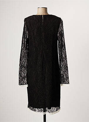 Rochie midi mâneci lungi mâneci lungi negru LAUREN VIDAL femeie