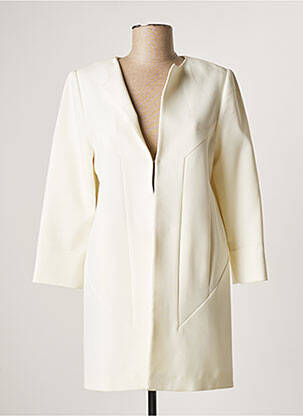 Palton lung bej LAUREN VIDAL femeie