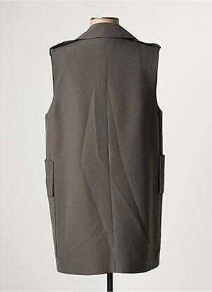 Jachete casual guler tip costum verde LAUREN VIDAL femeie