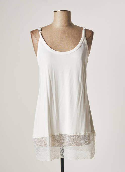 Tunică mâneci lungi bej LAUREN VIDAL femeie