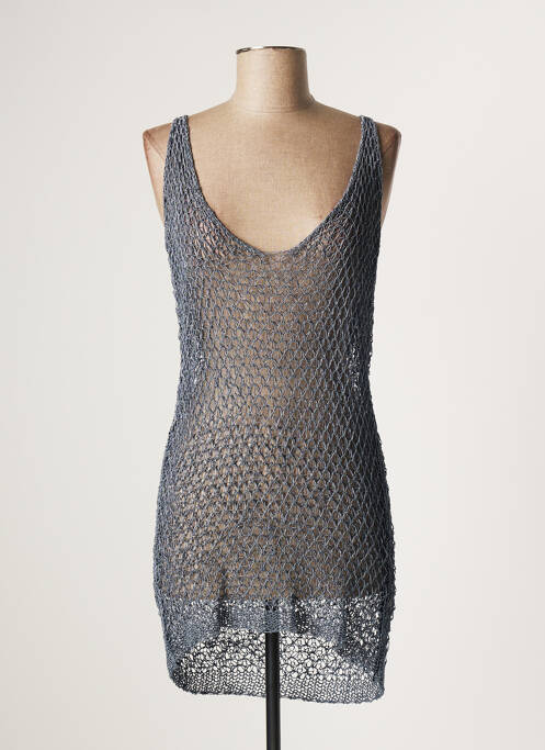 Rochie midi albastru LAUREN VIDAL femeie