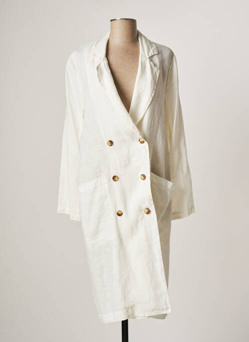 Palton lung bej LAUREN VIDAL femeie