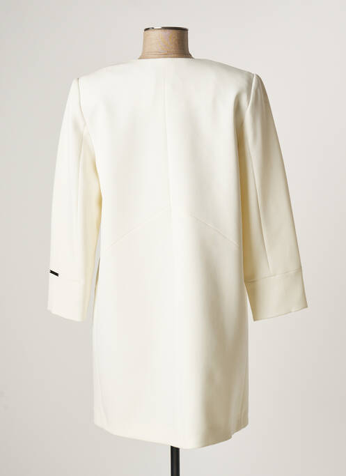 Palton lung bej LAUREN VIDAL femeie