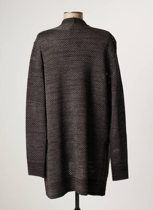 Vestă cu mâneci lungi gri LAUREN VIDAL femeie