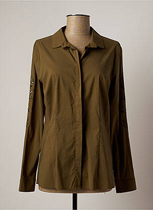 Cămașă verde LAUREN VIDAL femeie