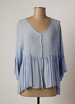 Cămașă albastru LAUREN VIDAL femeie