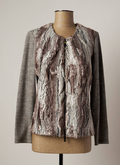 Jachete casual gri LAUREN VIDAL femeie