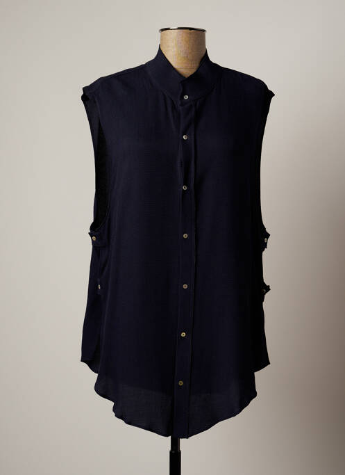 Cămașă albastru LAUREN VIDAL femeie