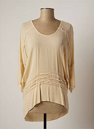 Bluză bej LAUREN VIDAL femeie