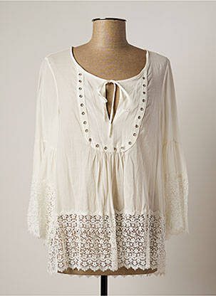 Bluză alb LAUREN VIDAL femeie