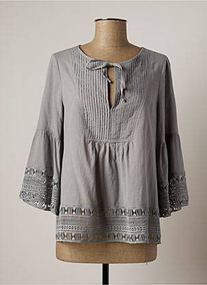 Bluză gri LAUREN VIDAL femeie