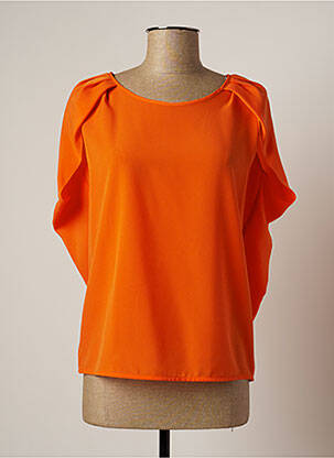 Bluză portocaliu LAUREN VIDAL femeie