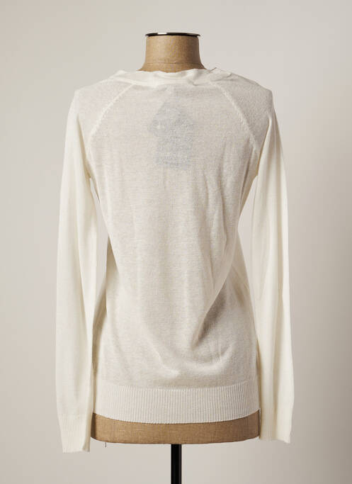 Pulover alb LAUREN VIDAL femeie