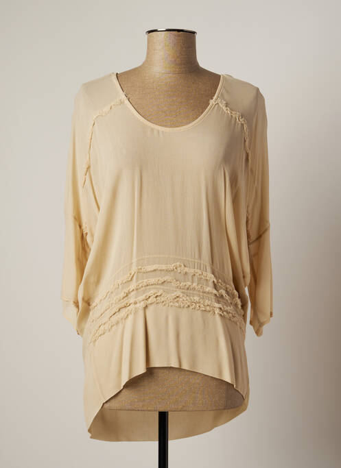 Bluză bej LAUREN VIDAL femeie