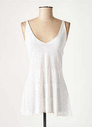 Top alb LAUREN VIDAL femeie