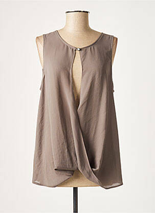 Bluză gri LAUREN VIDAL femeie