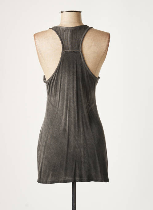 Tunică fără mâneci gri LAUREN VIDAL femeie