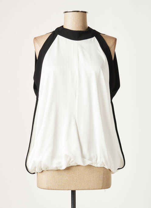 Top alb LAUREN VIDAL femeie