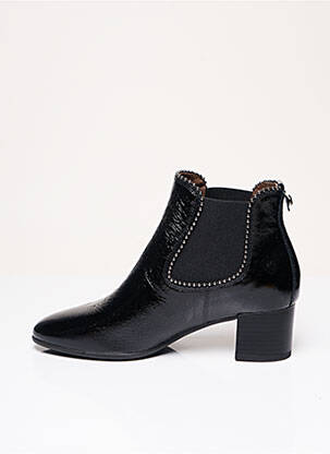 Botine/ghete vârf rotund toc de 4 la 6 cm negru NERO GIARDINI femeie