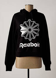 Hanorac cu glugă negru REEBOK femme