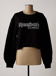 Hanorac fără glugă negru REEBOK femme