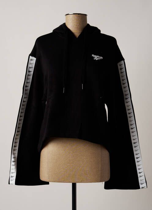 Hanorac cu glugă negru REEBOK femeie
