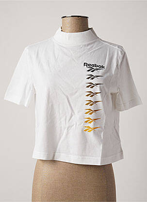 Tricou serigrafie mâneci scurte alb REEBOK femeie