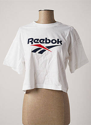 Tricou serigrafie mâneci scurte alb REEBOK femeie