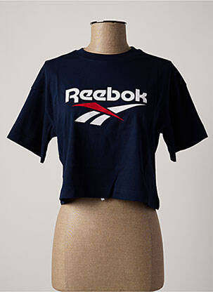 Tricou serigrafie mâneci scurte albastru REEBOK femeie