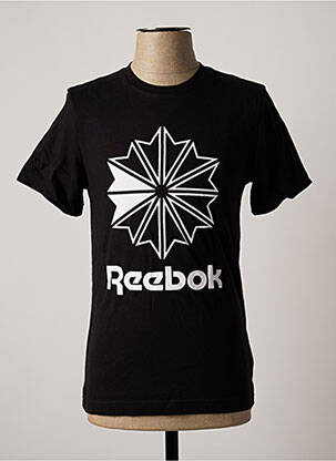 Tricou croială cambrată mâneci scurte negru REEBOK bărbat
