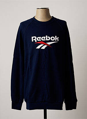 Hanorac finisaj cu mansete elastice mâneci lungi albastru REEBOK bărbat