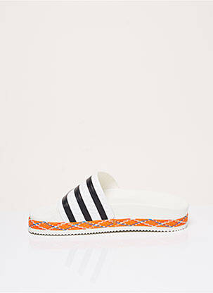Mulete/saboți tip de talpă anatomică toc plat până la 3 cm alb ADIDAS femeie